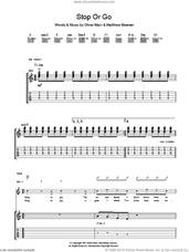 Cover icon of Stop Or Go sheet music for guitar (tablature) by The Pigeon Detectives, Matthew Bowman and Oliver Main, intermediate skill level