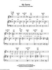 Cover icon of My Same sheet music for voice, piano or guitar by Adele and Adele Adkins, intermediate skill level