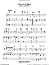 Cover icon of Sunshine Cake sheet music for voice, piano or guitar by Jimmy Van Heusen and John Burke, intermediate skill level