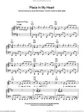 Cover icon of Place In My Heart sheet music for voice, piano or guitar by David Jordan, Dave McCracken and Timothy Hutton, intermediate skill level