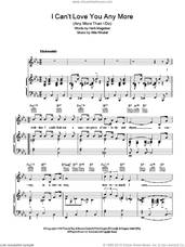 Cover icon of I Can't Love You Any More (Any More Than I Do) sheet music for voice, piano or guitar by Allie Wrubel and Herb Magidson, intermediate skill level