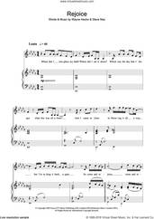 Cover icon of Rejoice sheet music for voice, piano or guitar by Katherine Jenkins, Steve Mac and Wayne Hector, classical score, intermediate skill level
