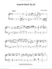 Cover icon of Imperial March Op. 32, (easy) sheet music for piano solo by Edward Elgar, classical score, easy skill level