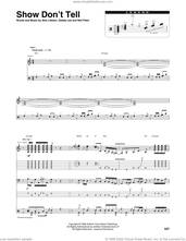 Cover icon of Show Don't Tell sheet music for chamber ensemble (Transcribed Score) by Rush, Alex Lifeson, Geddy Lee and Neil Peart, intermediate skill level
