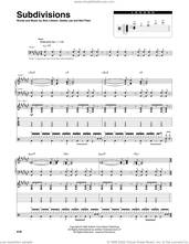 Cover icon of Subdivisions sheet music for chamber ensemble (Transcribed Score) by Rush, Alex Lifeson, Geddy Lee and Neil Peart, intermediate skill level