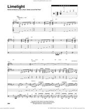 Cover icon of Limelight sheet music for chamber ensemble (Transcribed Score) by Rush, Alex Lifeson, Geddy Lee and Neil Peart, intermediate skill level
