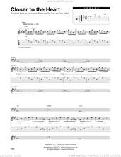 Cover icon of Closer To The Heart sheet music for chamber ensemble (Transcribed Score) by Rush, Alex Lifeson, Geddy Lee, Neil Peart and Peter Talbot, intermediate skill level