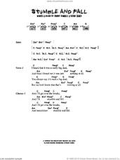 Cover icon of Stumble And Fall sheet music for guitar (chords) by Razorlight, Bjorn Agren and Johnny Borrell, intermediate skill level
