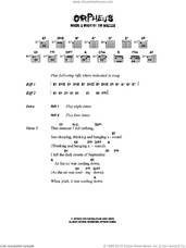 Cover icon of Orpheus sheet music for guitar (chords) by Tim Wheeler, intermediate skill level