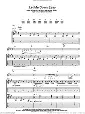 Cover icon of Let Me Down Easy sheet music for guitar (tablature) by The Stranglers, David Greenfield, Hugh Cornwell, Jean-Jacques Burnel and Jet Black, intermediate skill level