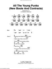 Cover icon of All The Young Punks (New Boots And Contracts) sheet music for guitar (chords) by The Clash, Joe Strummer and Mick Jones, intermediate skill level
