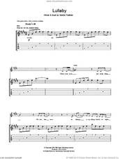 Cover icon of Lullaby sheet music for guitar (tablature) by Newton Faulkner, intermediate skill level