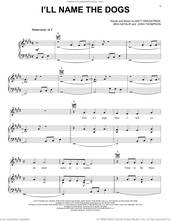 Cover icon of I'll Name The Dogs sheet music for voice, piano or guitar by Blake Shelton, Ben Hayslip, Josh Thompson and Matt Dragstrem, intermediate skill level