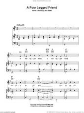 Cover icon of A Four Legged Friend sheet music for voice, piano or guitar by Jack Brooks, intermediate skill level