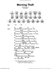 Cover icon of Morning Theft sheet music for guitar (chords) by Jeff Buckley, intermediate skill level