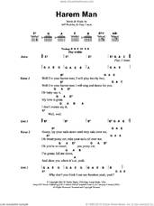 Cover icon of Harem Man sheet music for guitar (chords) by Jeff Buckley and Gary Lucas, intermediate skill level
