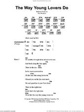 Cover icon of The Way Young Lovers Do sheet music for guitar (chords) by Jeff Buckley and Van Morrison, intermediate skill level