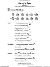 Cover icon of Daddy's Eyes sheet music for guitar (chords) by The Killers, Brandon Flowers, Dave Keuning, Mark Stoermer and Ronnie Vannucci, intermediate skill level