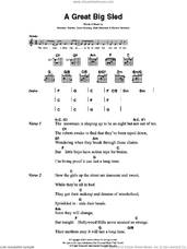 Cover icon of A Great Big Sled sheet music for guitar (chords) by The Killers, Brandon Flowers, Dave Keuning, Mark Stoermer and Ronnie Vannucci, intermediate skill level