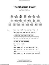 Cover icon of The Shortest Straw sheet music for guitar (chords) by Metallica, James Hetfield and Lars Ulrich, intermediate skill level