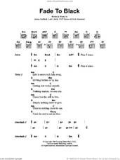 Cover icon of Fade To Black sheet music for guitar (chords) by Metallica, Cliff Burton, James Hetfield, Kirk Hammett and Lars Ulrich, intermediate skill level