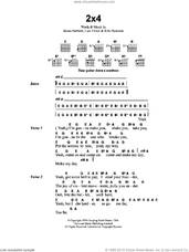 Cover icon of 2x4 sheet music for guitar (chords) by Metallica, James Hetfield, Kirk Hammett and Lars Ulrich, intermediate skill level