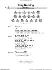 Cover icon of King Nothing sheet music for guitar (chords) by Metallica, James Hetfield, Kirk Hammett and Lars Ulrich, intermediate skill level