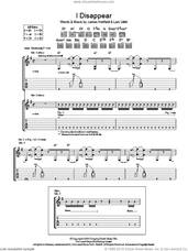 Cover icon of I Disappear sheet music for guitar (tablature) by Metallica, James Hetfield and Lars Ulrich, intermediate skill level