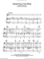 Cover icon of Straight Down The Middle sheet music for voice, piano or guitar by Sammy Cahn and Jimmy Van Heusen, intermediate skill level