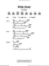 Cover icon of Slide Away sheet music for guitar (chords) by Oasis and Noel Gallagher, intermediate skill level