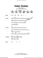 Cover icon of Helter Skelter sheet music for guitar (chords) by Oasis, The Beatles, John Lennon and Paul McCartney, intermediate skill level