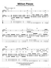 Cover icon of Million Pieces sheet music for guitar (tablature, play-along) by Newsboys, Peter Furler and Steve Taylor, intermediate skill level