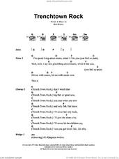 Cover icon of Trenchtown Rock sheet music for guitar (chords) by Bob Marley, intermediate skill level