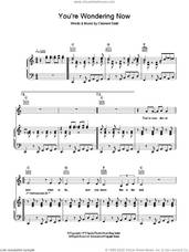 You're Wondering Now sheet music download