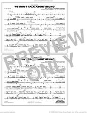 Cover icon of We Don't Talk About Bruno (from Encanto) (arr. Conaway) sheet music for marching band (snare drum) by Lin-Manuel Miranda, Jack Holt, Matt Conaway and Carolina Gaitan, Mauro Castillo, Adassa, Rhenzy, intermediate skill level