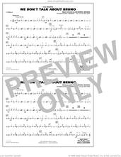 Cover icon of We Don't Talk About Bruno (from Encanto) (arr. Conaway) sheet music for marching band (cymbals) by Lin-Manuel Miranda, Jack Holt, Matt Conaway and Carolina Gaitan, Mauro Castillo, Adassa, Rhenzy, intermediate skill level