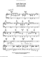 Cover icon of Let's Get Lost sheet music for voice, piano or guitar by Chet Baker, Jimmy McHugh and Frank Loesser, intermediate skill level