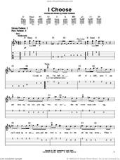 Cover icon of I Choose sheet music for guitar solo (easy tablature) by The Offspring, easy guitar (easy tablature)