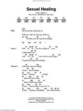 Cover icon of Sexual Healing sheet music for guitar (chords) by Marvin Gaye, David Ritz and Odell Brown, intermediate skill level