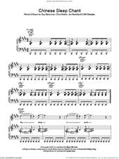 Cover icon of Chinese Sleep Chant sheet music for voice, piano or guitar by Coldplay, Chris Martin, Guy Berryman, Jon Buckland, Jon Hopkins and Will Champion, intermediate skill level