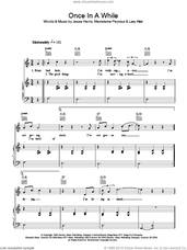 Cover icon of Once In A While sheet music for voice, piano or guitar by Madeleine Peyroux, Jesse Harris and Larry Klein, intermediate skill level
