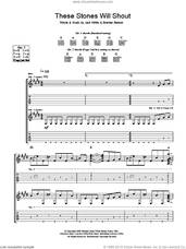 Cover icon of These Stones Will Shout sheet music for guitar (tablature) by The Raconteurs, Brendan Benson and Jack White, intermediate skill level