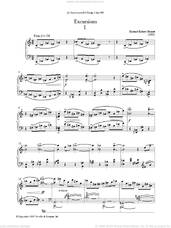 Cover icon of Excursions I sheet music for piano solo by Richard Bennett, classical score, intermediate skill level