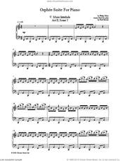 Cover icon of Orphee Suite For Piano, V. Music Interlude, Act II, Scene 5 sheet music for piano solo by Philip Glass, classical score, intermediate skill level
