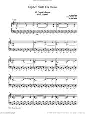 Cover icon of Orphee Suite For Piano, VI. Orphee's Return, Act II, Scene 8 sheet music for piano solo by Philip Glass, classical score, intermediate skill level