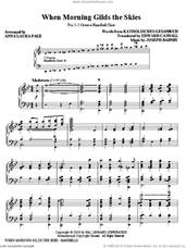 Cover icon of When Morning Gilds The Skies (complete set of parts) sheet music for orchestra/band by Joseph Barnby and Anna Laura Page, intermediate skill level