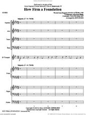 Cover icon of How Firm A Foundation (COMPLETE) sheet music for orchestra/band (Special) by John Rippon, Joseph Funk and Jeff Byers, intermediate skill level