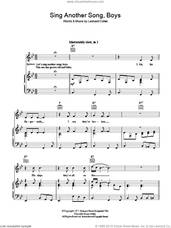 Cover icon of Sing Another Song, Boys sheet music for voice, piano or guitar by Leonard Cohen, intermediate skill level