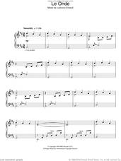 Cover icon of Le Onde, (easy) sheet music for piano solo by Ludovico Einaudi, classical score, easy skill level