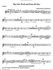 Cover icon of May Our Work And Praise Be One (complete set of parts) sheet music for orchestra/band (Strings) by Mark Hill, intermediate skill level